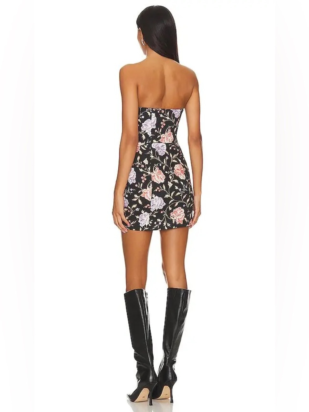 Tularosa x Revolve Serena Mini Dress in Sabine Floral - Picture 5 of 12
